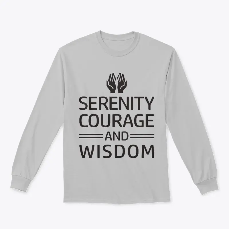 Serenity Prayer Long Sleeve Tee