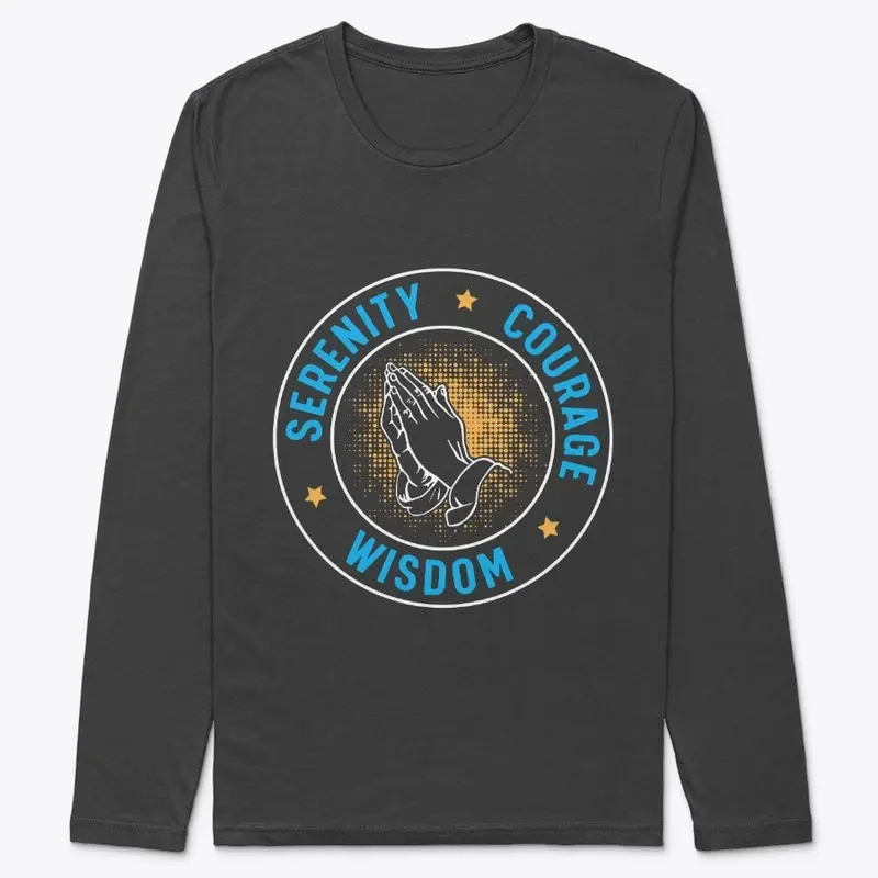 Serenity Courage Wisdom Long-Sleeve Tee